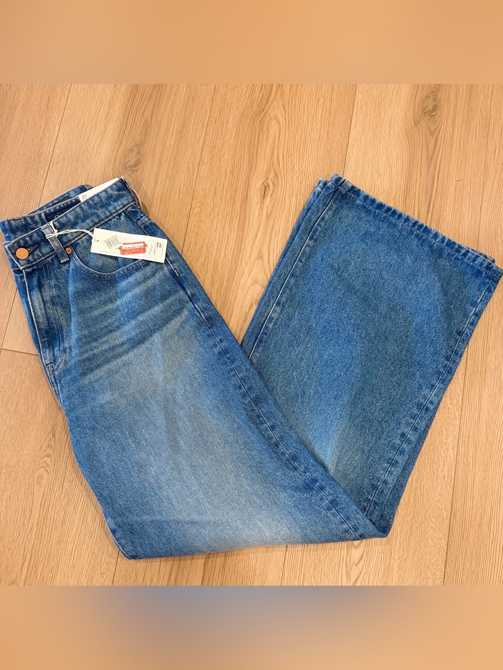 AG Deven High-Rise Ultra Wide Leg High-Rise Jeans